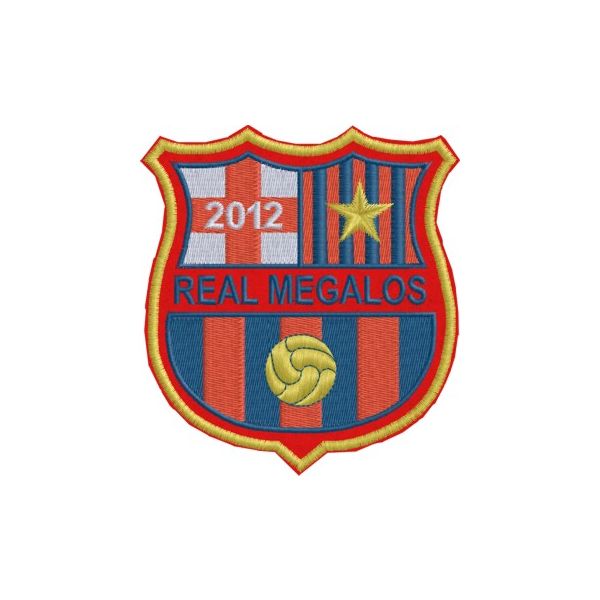 Patch ricamato REAL MEGALOS  2012 Cod. 20120722_D