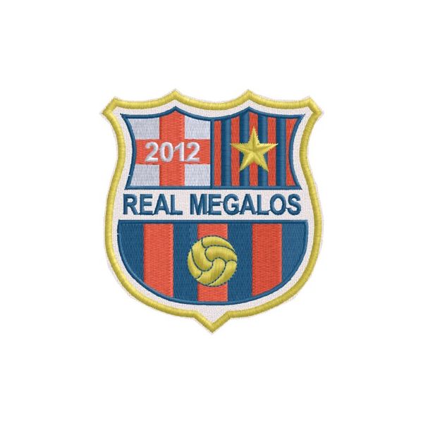 Patch ricamato REAL MEGALOS  2012 Cod. 20120722_E