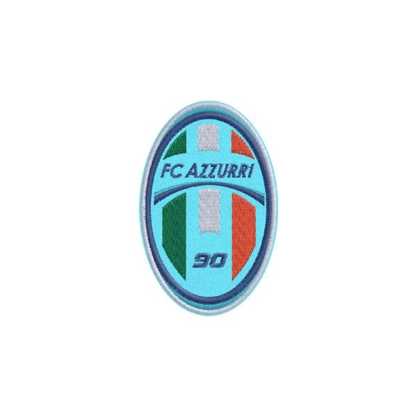 Patch ricamato FC AZZURRI 90 Cod.20120725_A