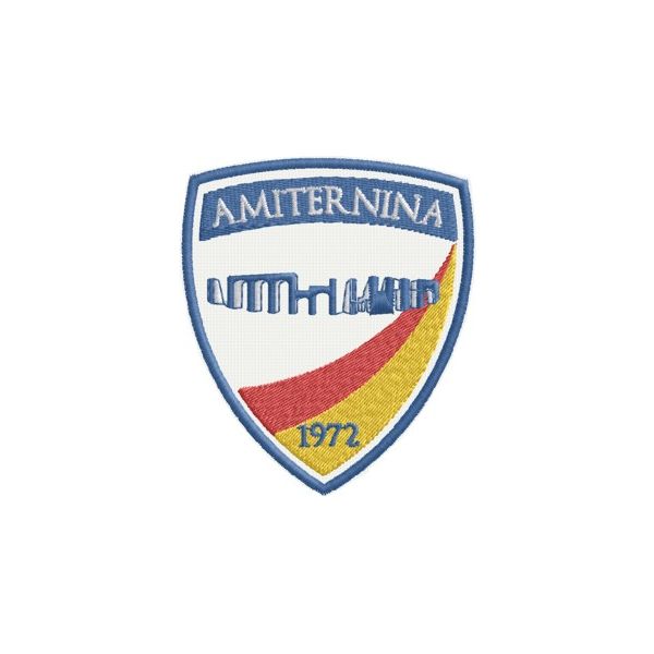 Patch ricamato AMITERNINA 1972 Cod.20120807_A