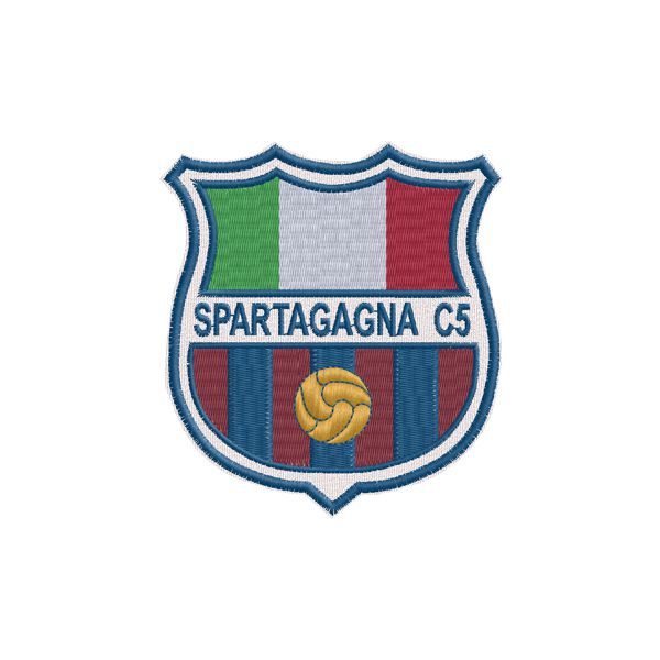Patch ricamato SPARTAGAGNA CALCIO A 5 Cod.20121014_A