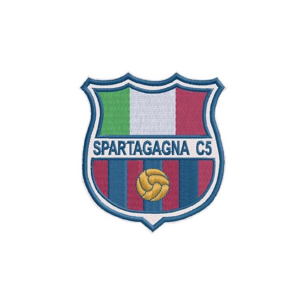 Patch ricamato SPARTAGAGNA CALCIO A 5 Cod.20121014_B
