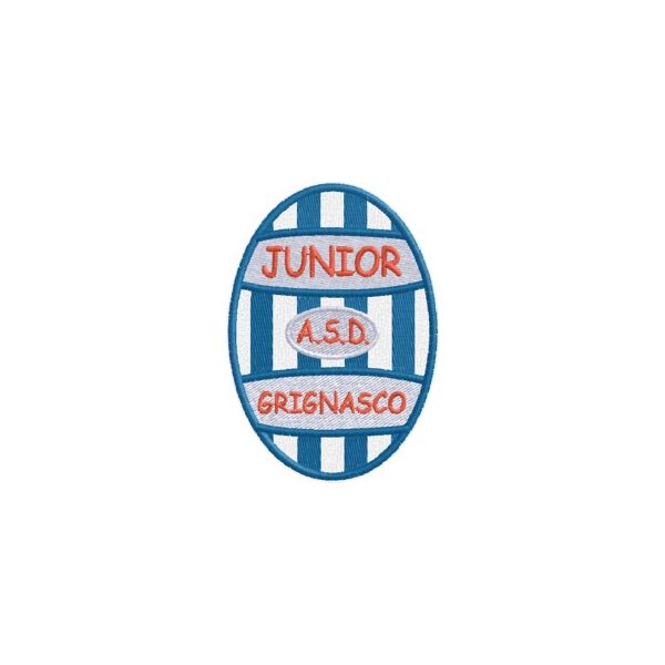 Patch ricamato A.s.d. Junior Grignasco cod.20121015_A
