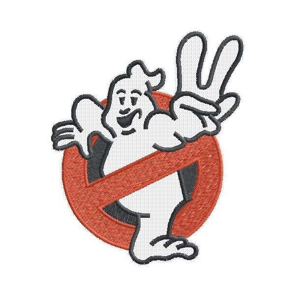 Patch ricamato GHOSTBUSTERS_OUT Cod.20121020_B