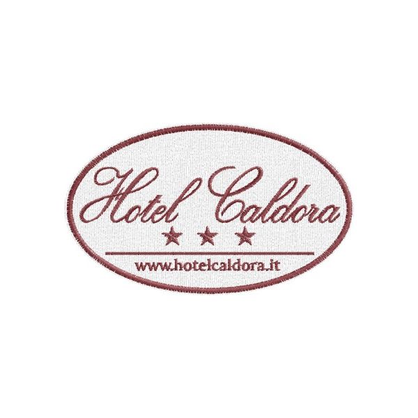 Patch ricamato Hotel Caldora Cod.20121109_A