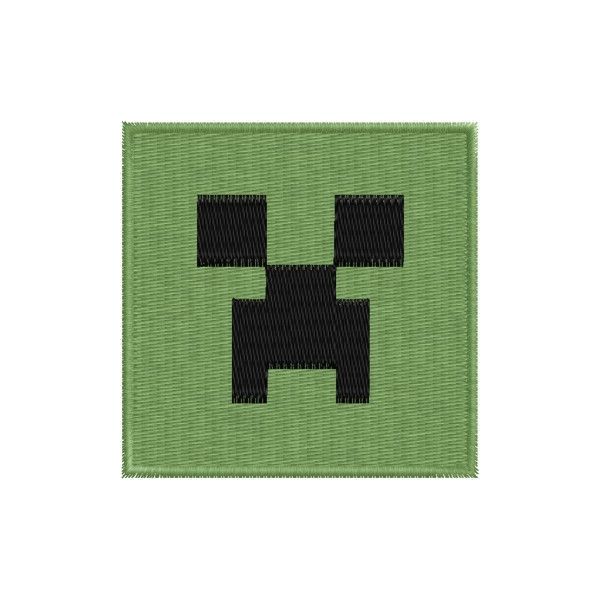 Stemma ricamato minecraft (CREEPER) Cod.20121110_A