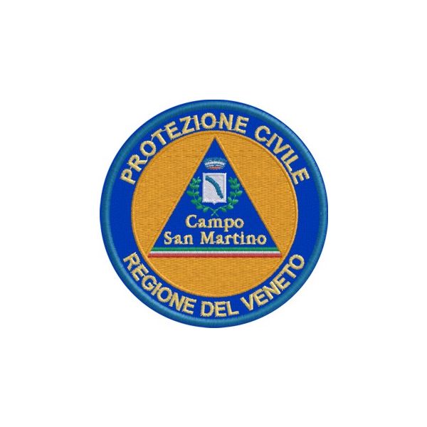 Patch ricamato Protezione Civile C.S.M. Cod.20121123_B