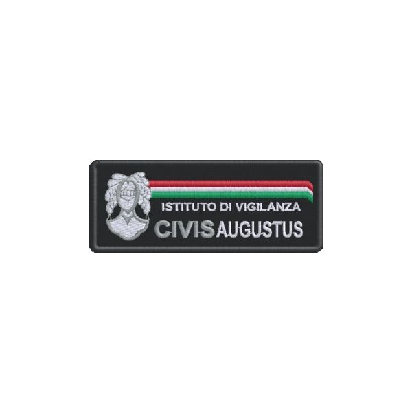 Patch ricamato CIVIS augustus vigilanza Cod.20130104_A