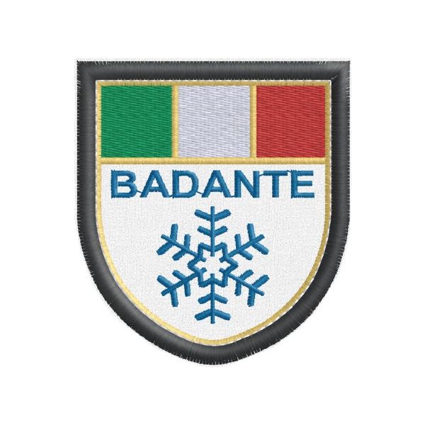 Stemma ricamato BADANTE  e personalizzato Cod.20130107_C