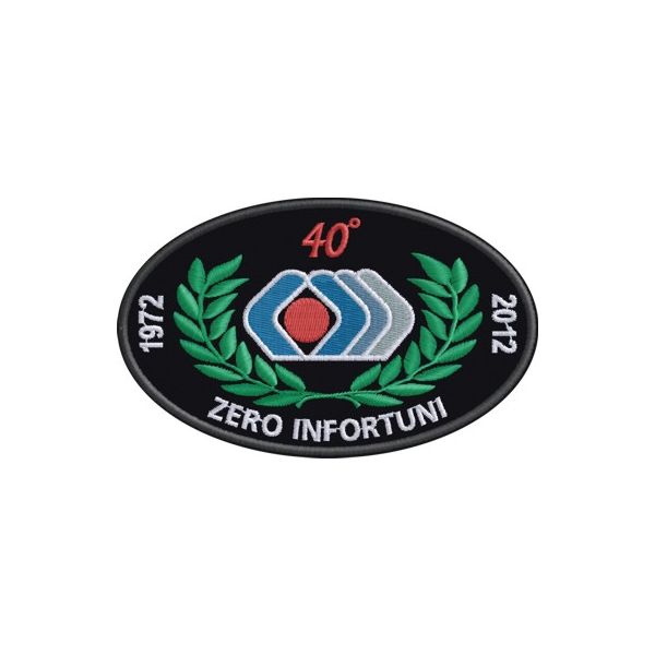 Patch ricamato MS isolamenti 40 Cod. 20130117_C