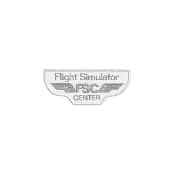 Patch ricamato Flight Simulator Center Cod.20130119_A