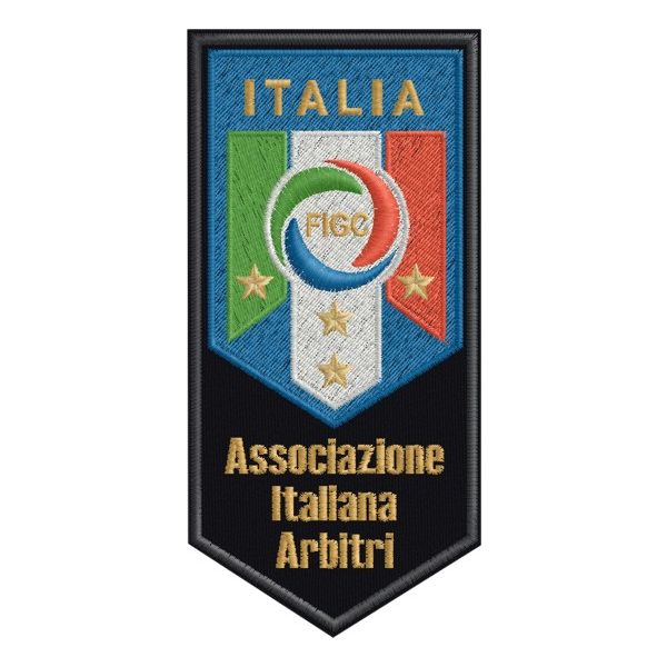 Patch FIGC ITALIA "Arbitri" con 6 colori Cod.20130120_B