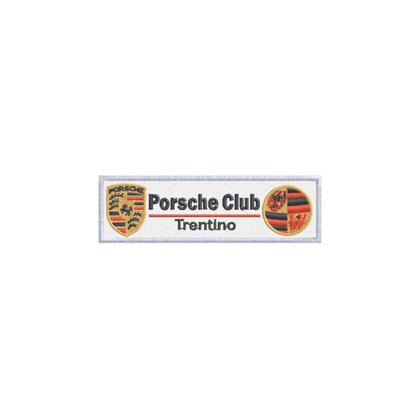 Patch ricamato CM.8 PORSCHE Trentino Cod.20120125_A