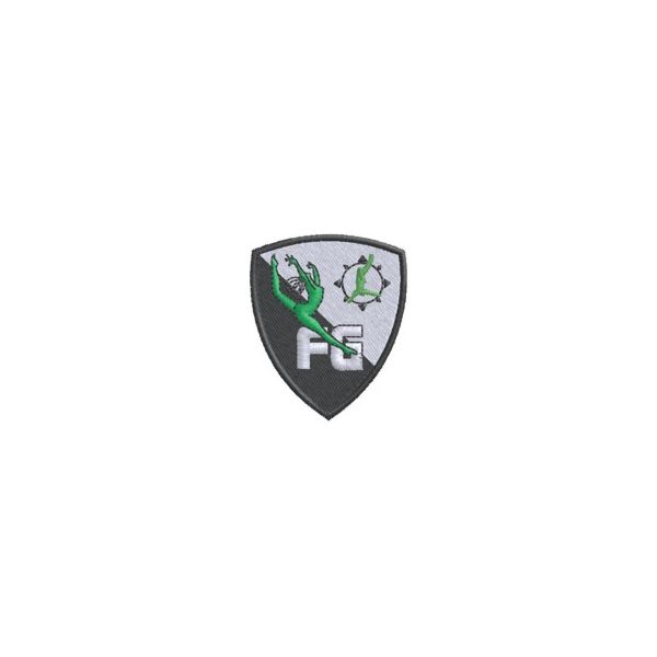 Patch ricamato FG Ginnastica artistica Cod.20130205_A