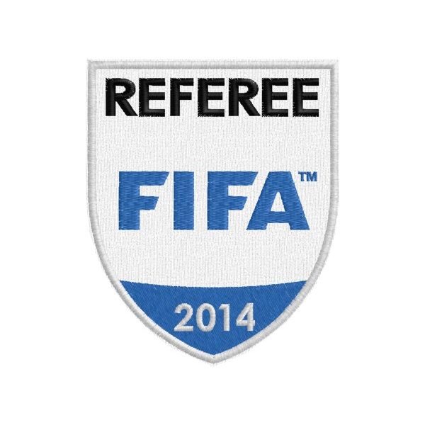 Patch ricamato REFEREE FIFA 2014  Cod.20130212_E