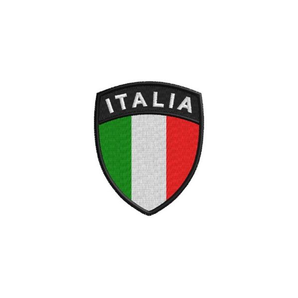 Patch interamente ricamato ITALIA Cod.20130214_B