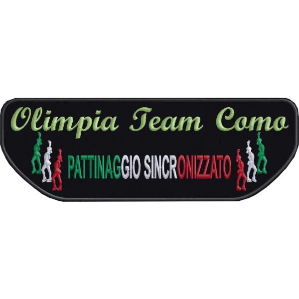 Ricamo "Olimpia Team Como" PATTINAGGIO Cod.20130225_E