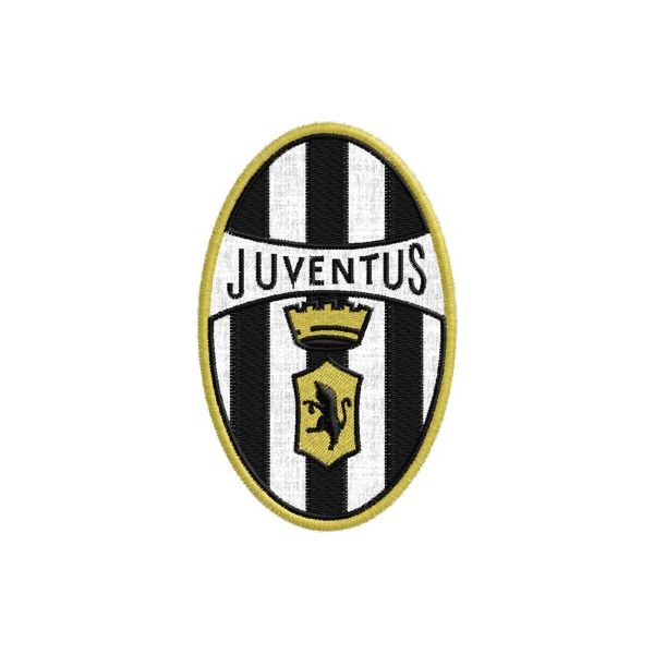 Patch applicato in tessuto bianco JUVENTUS Cod.20130103_B