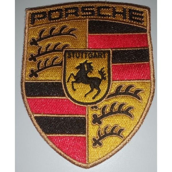 Patch  Porsche Size 120 mm. completo a ricamo Cod.20130302_B