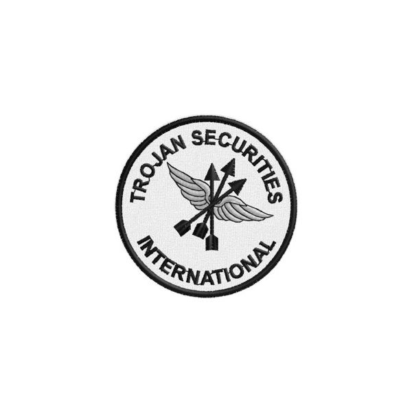 Patch ricamato TROJAN SECURITIES INTERNATIONAL Cod.20130308_A