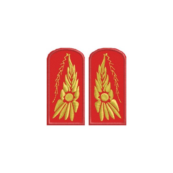 Patch mostrina da Sottoufficiale su tessuto rosso Cod.20130407_B