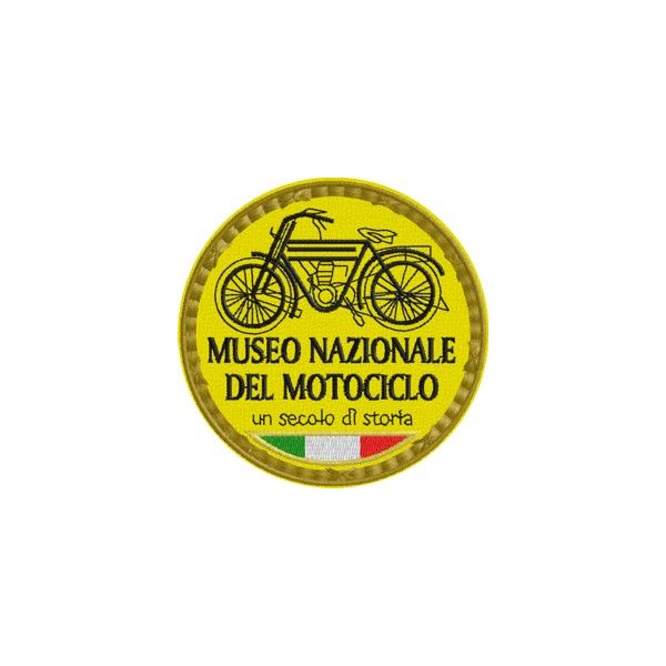 Patch ricamato Museo nazionale del motociclo Cod.20130420_A