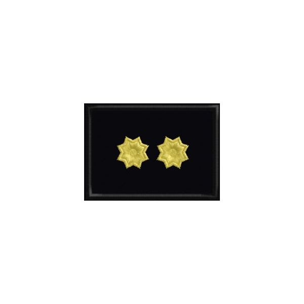 Patch mostrina 2 stelle con bordo nero Cod.20130421_C