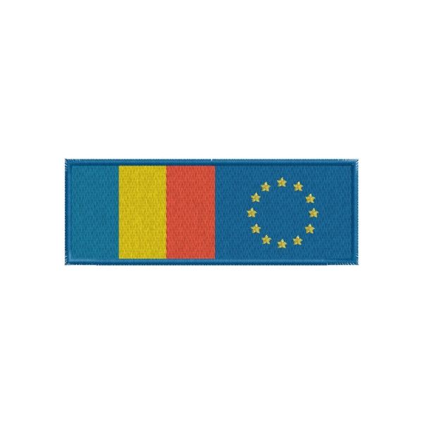 Band ricamata mis. 110 x 40 mm. Cod. 20130515_M_europa-Romania