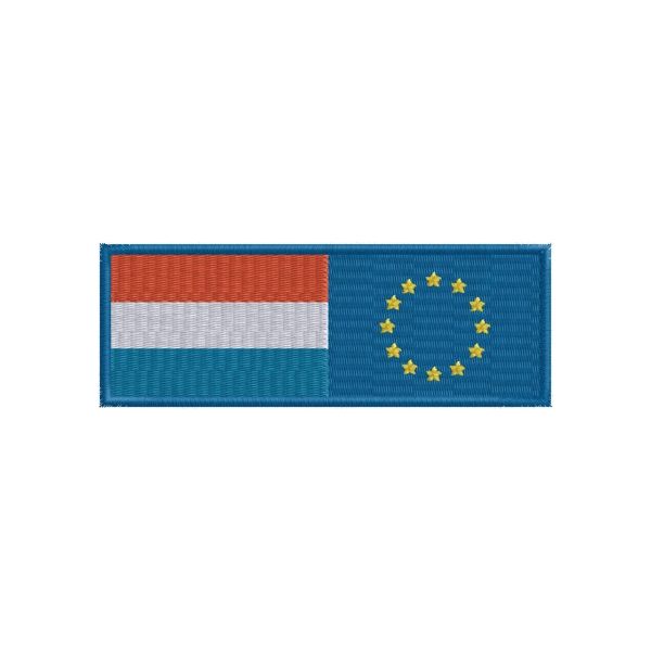 Band ricamata mis.110 x 40 mm. Cod.20130515_P_europa-PaesiBassi