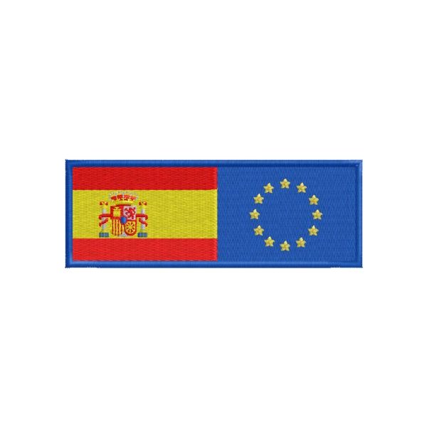 Band ricamata mis. 110 x 40 mm. Cod. 20130515_S_europa-Spagna