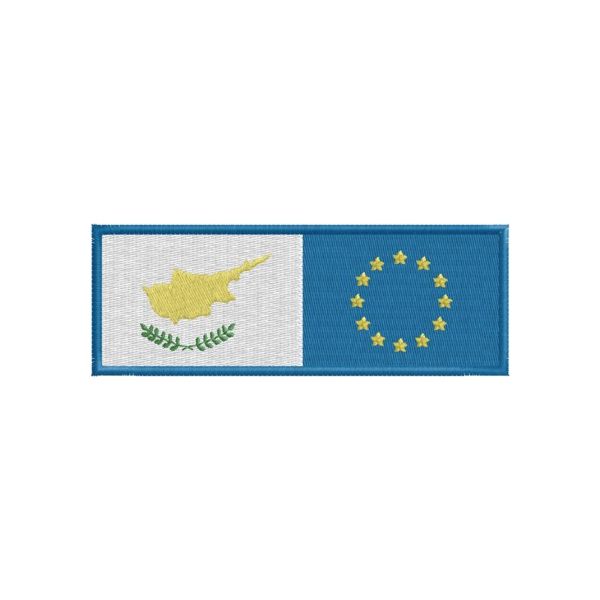 Band ricamata mis. 110 x 40 mm. Cod.20130516_C_Europa-Cipro