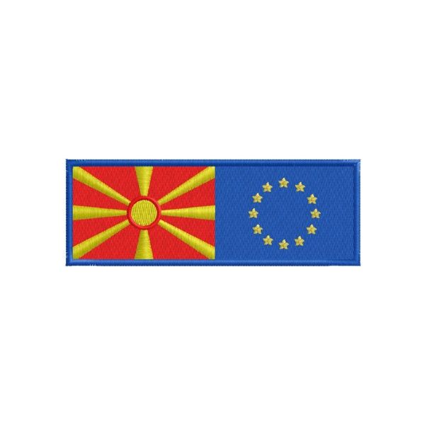 Band ricamata mis. 110 x 40 mm. Cod. 20130516_F_Europa-Fyrom