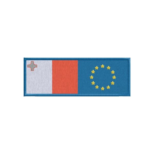 Band ricamata mis.110 x 40 mm. Cod.20130516_M_Europa-Malta