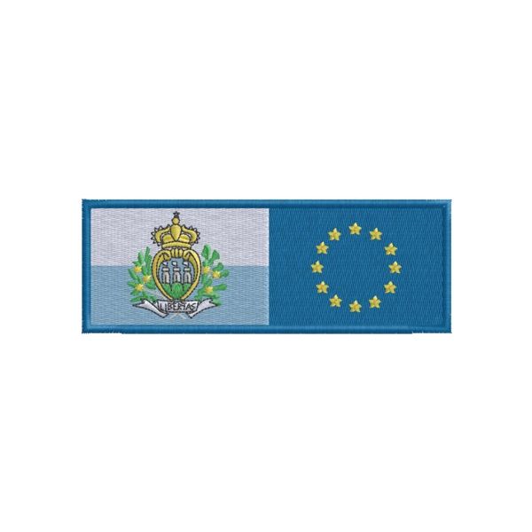 Band ricamata mis. 110 x 40 mm. Cod. 20130516_SM Europa S.Marino