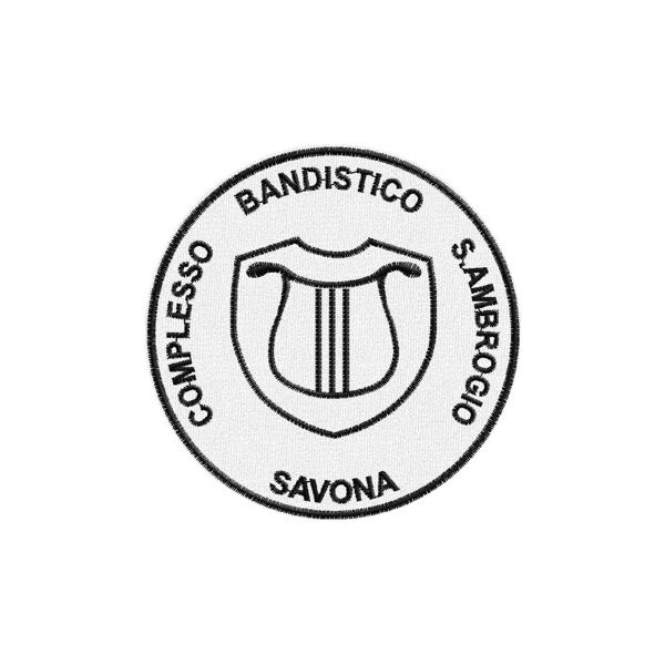 Patch ricamata Complesso bandistico SAVONA Cod.20130520_A