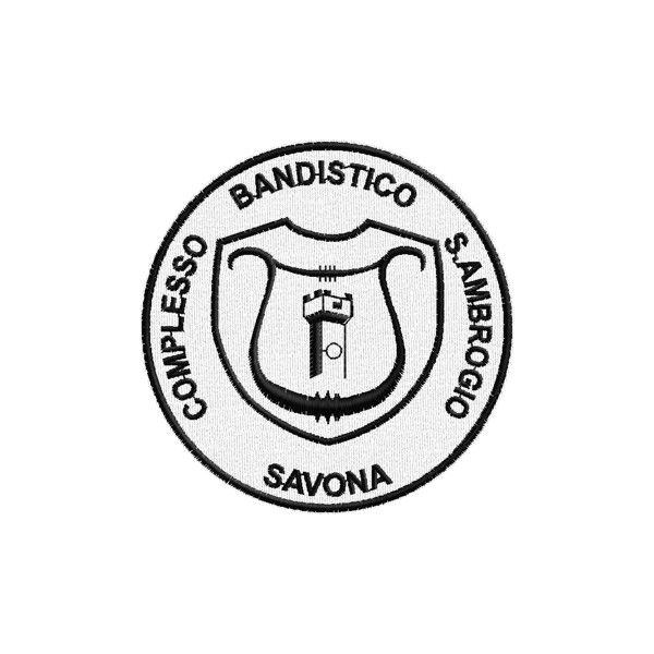 Patch ricamata Complesso bandistico SAVONA Cod.20130520_B