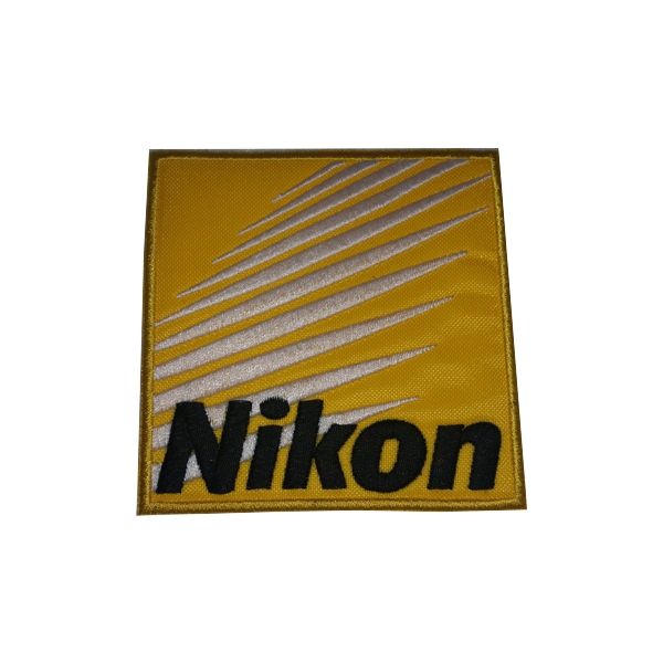 Patch ricamato Nikon Cod. 20130528_D  - Mis. 5 x 5 Cm.