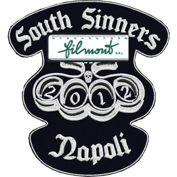 Patch South Sinners ,su forma  ricamato Cod.20130618_H