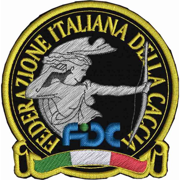 Patch ricamato Federazione italiana caccia