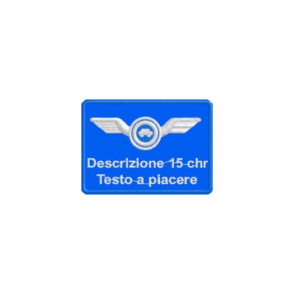 Patch pers. Guida veloce Auto  Cod.20130723_moto