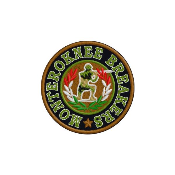 Patch ricamato MONTEROKNEE BREAKERS  Cod.20130729_A