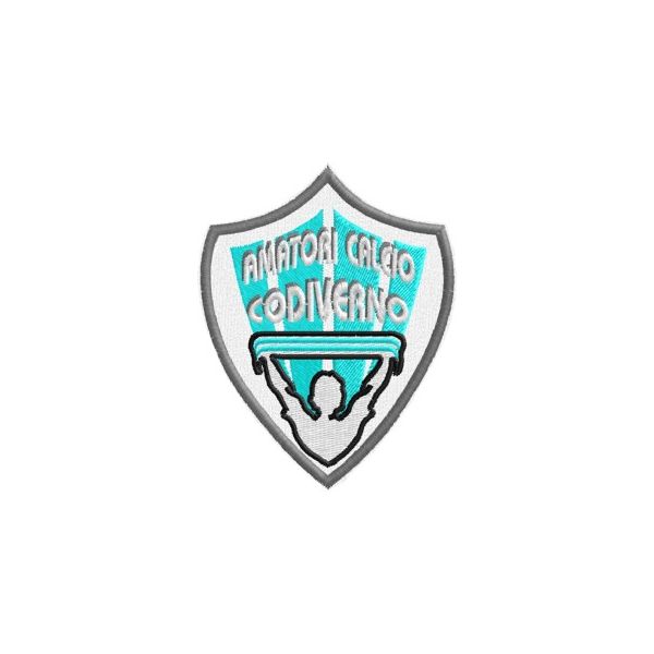 Patch ricamato Amatori Calcio CODIVERNO  Cod.20130824_B