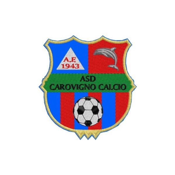 Patch ricamato ASD COROVIGNO CALCIO  Cod.20130827_A