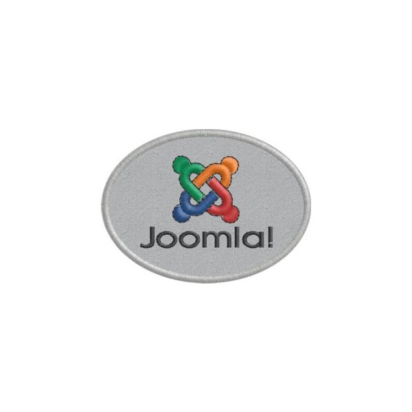 Patch ricamata  Cm.8 x 6 logo Joomla Cod.20130913