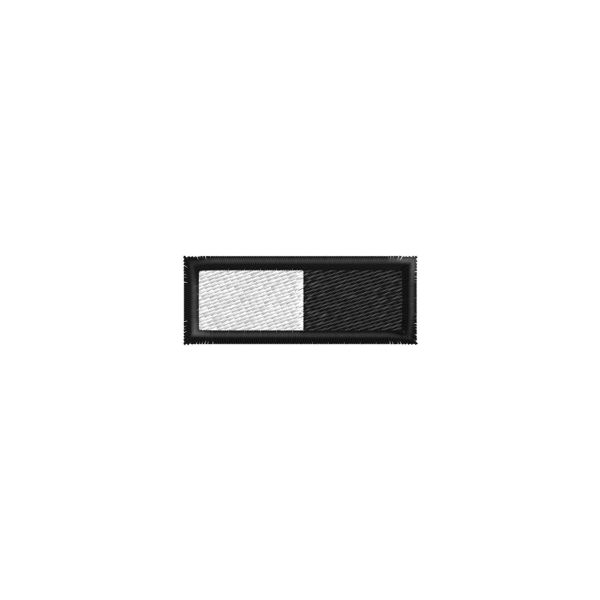 Patch nastrino completamente ricamato Cod.20130917_B