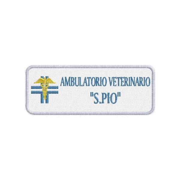Patch rettangolare Ambulatorio Veterinario S.PIO Cod.20131016_A