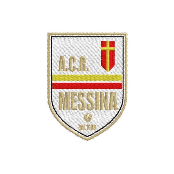 Patch ricamato ACR Messina dal 1900 Cod.20131019_A