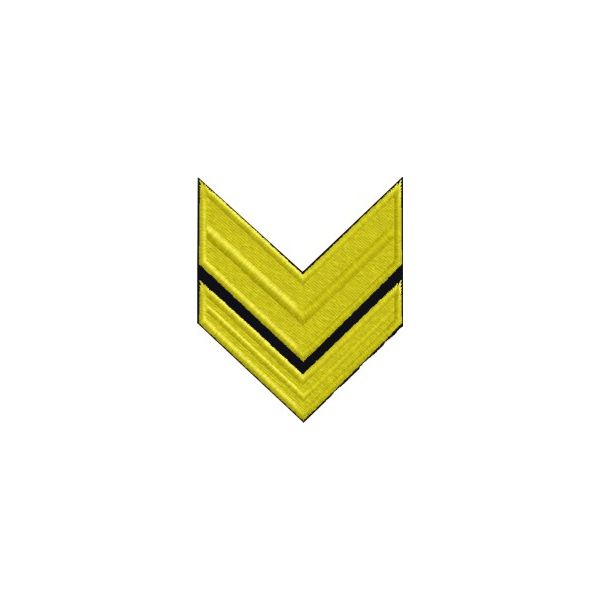 Patch riproduzione gradi da Sergente  Cod.20131024_A