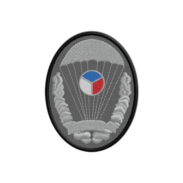 Patch ricamato con paracadute e alloro Cod.20131026_A
