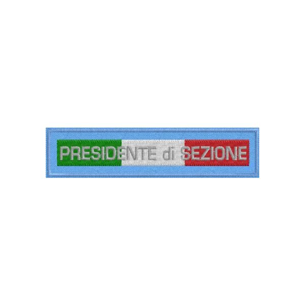 Etichetta PRESIDENTE DI SEZIONE  Cod.20131027_A